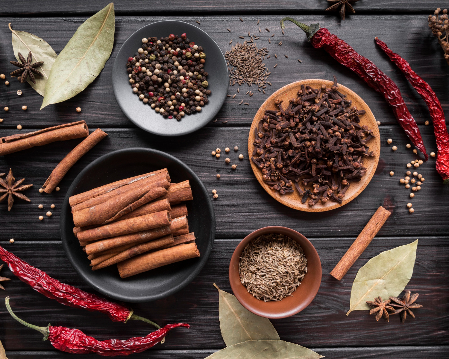 Assorted Ceylon spices